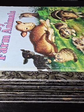 11 Little Golden Books Mixed Theme Barbie Farm Animals Cinderella Big Bird